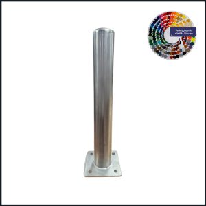 Aanrijdpaal RVS 316 Ø 102 x 3 x 750 mm 