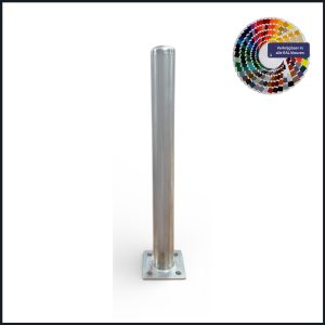 Aanrijdpaal RVS 316 Ø 76 x 3 x 750 mm